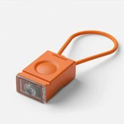 Bookman Block Front Light 38 Bookman Block Front Light -VÉLOS DE ROUTE SOLDES BlockLight Front Orange Angled 1800x1800