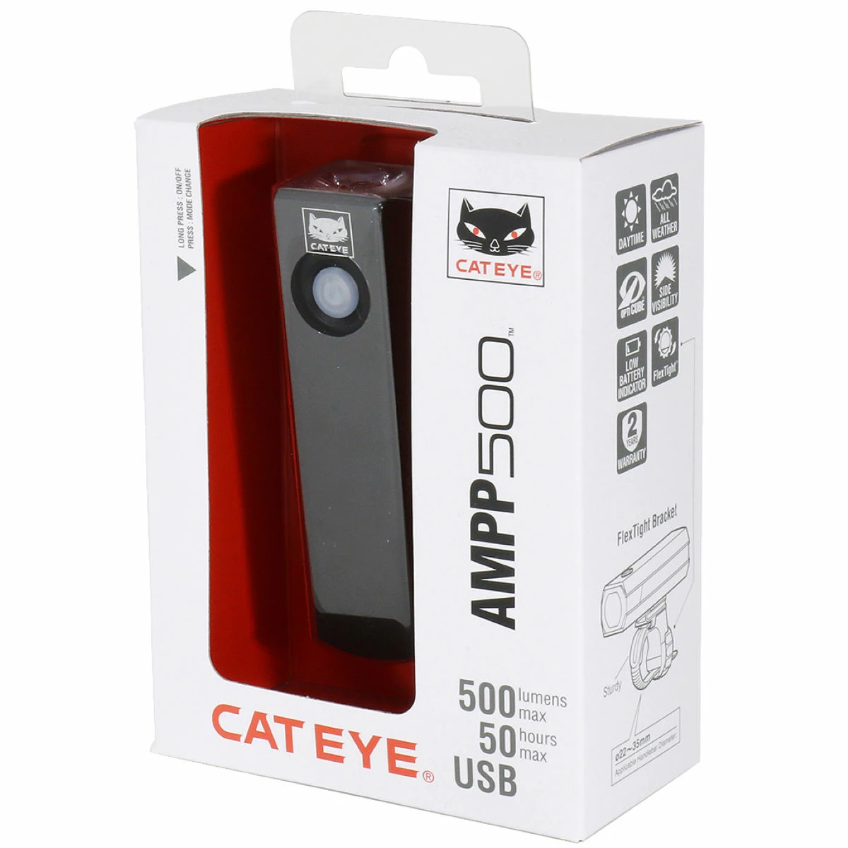 Cateye Ampp 500 Front Light 7 Cateye Ampp 500 Front Light – Image 5