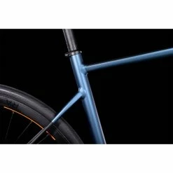 Cube Attain Road Bike (2022) -VÉLOS DE ROUTE SOLDES Cube Attain Road cycling Bike 2022 blue orange aluminium 04