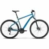 Ghost Square Cross Base AL U Urban Bike (2022) -VÉLOS DE ROUTE SOLDES Ghost Square Cross Base AL U Urban Bike 2021 Hybrid Bikes Petrol Ocean 2021 74SC1003 1
