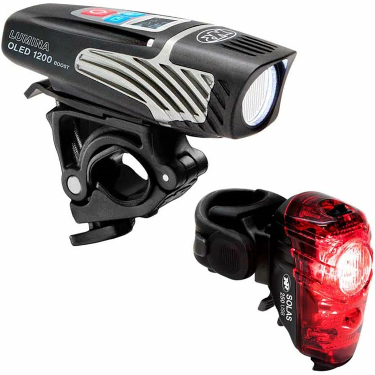 NiteRider Lumina 1200 Oled Boost/Solas 250 Combo Light Set 3 NiteRider Lumina 1200 Oled Boost/Solas 250 Combo Light Set