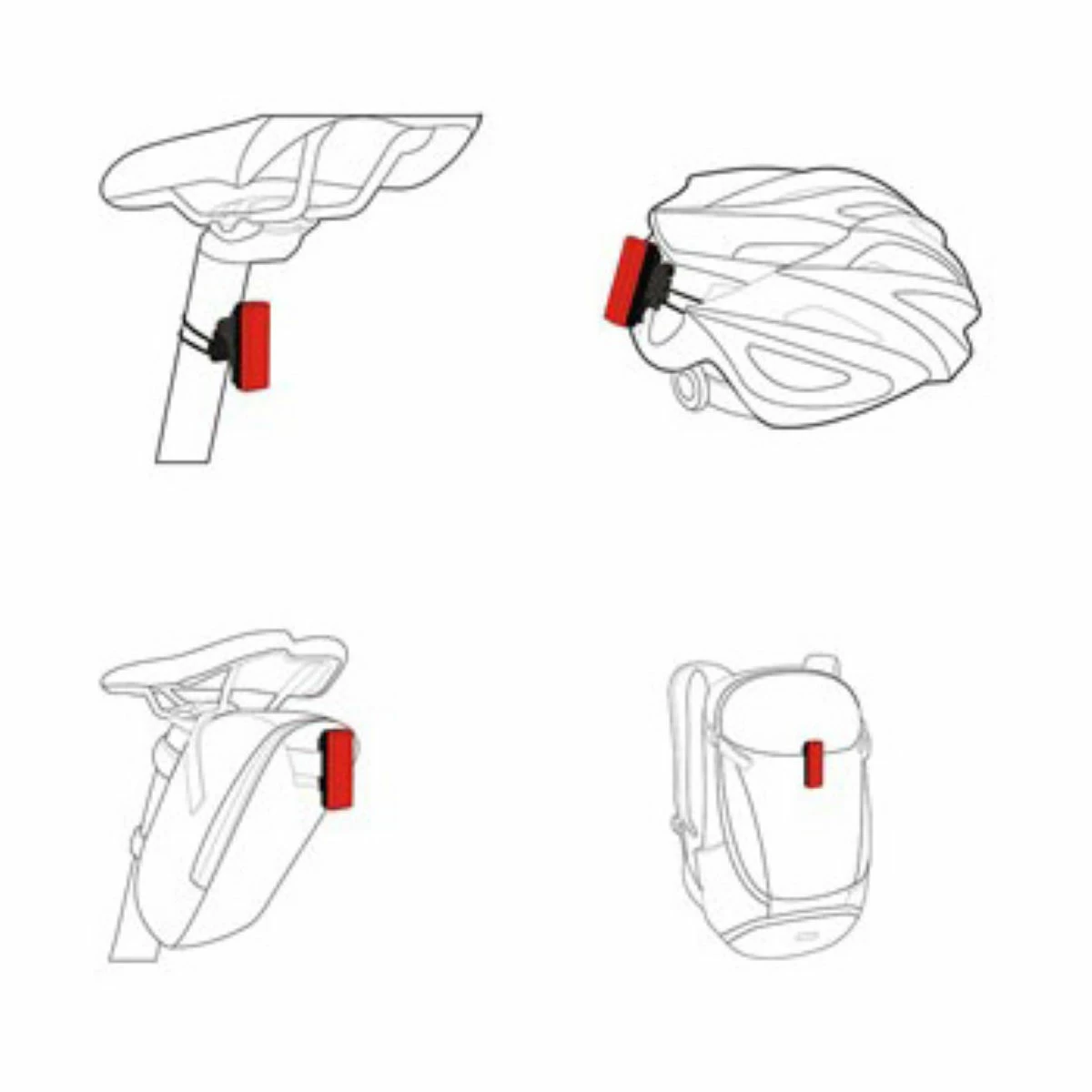 Eclairage Arrière Ravemen TR20 (rechargeable Via Port USB) 8 Eclairage Arrière Ravemen TR20 (rechargeable Via Port USB) – Image 6