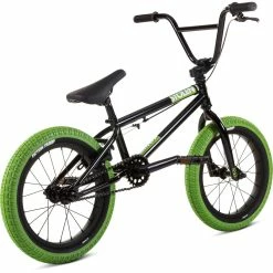 Stolen Agent 16" BMX Bike (2022) 7 Stolen Agent 16" BMX Bike (2022) -VÉLOS DE ROUTE SOLDES Stolen Agent 16 BMX Bike Black Green 2022 03