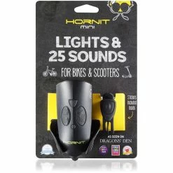 Hornit MINI Bike Light And Horn 43 Hornit MINI Bike Light And Horn -VÉLOS DE ROUTE SOLDES hornit mini light wing clip black06