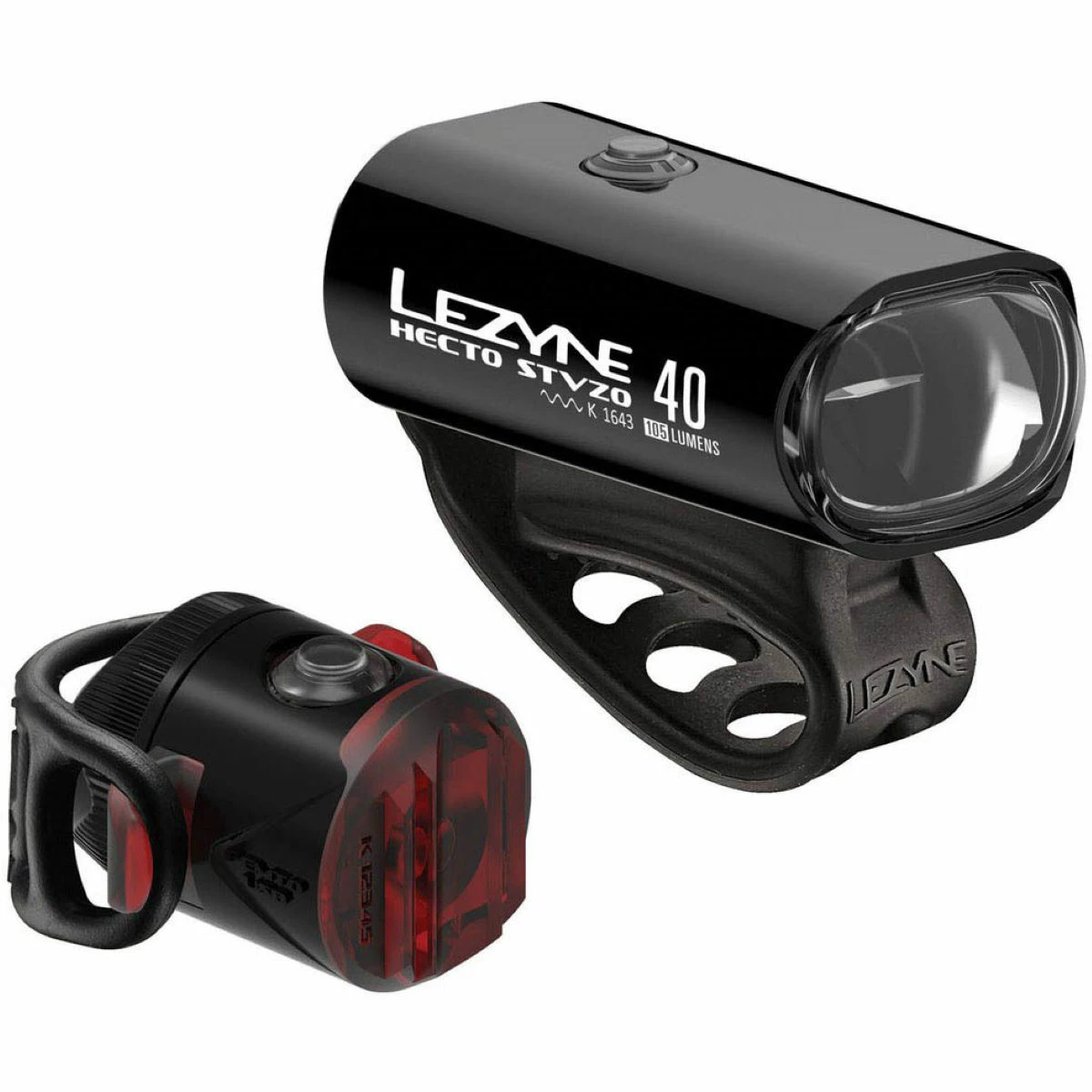 Lezyne Hecto 40L / Femto STVZO USB Light Pair 3 Lezyne Hecto 40L / Femto STVZO USB Light Pair