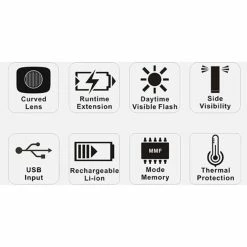 Ravemen LR800P USB Rechargeable Front Light 16 Ravemen LR800P USB Rechargeable Front Light -VÉLOS DE ROUTE SOLDES prod193021 Matt Gloss20Black NE 07